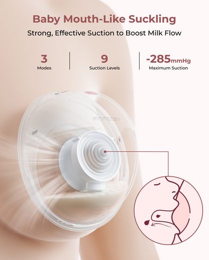 M5 Smart Wearable Breast Pump – Upgraded with App Control