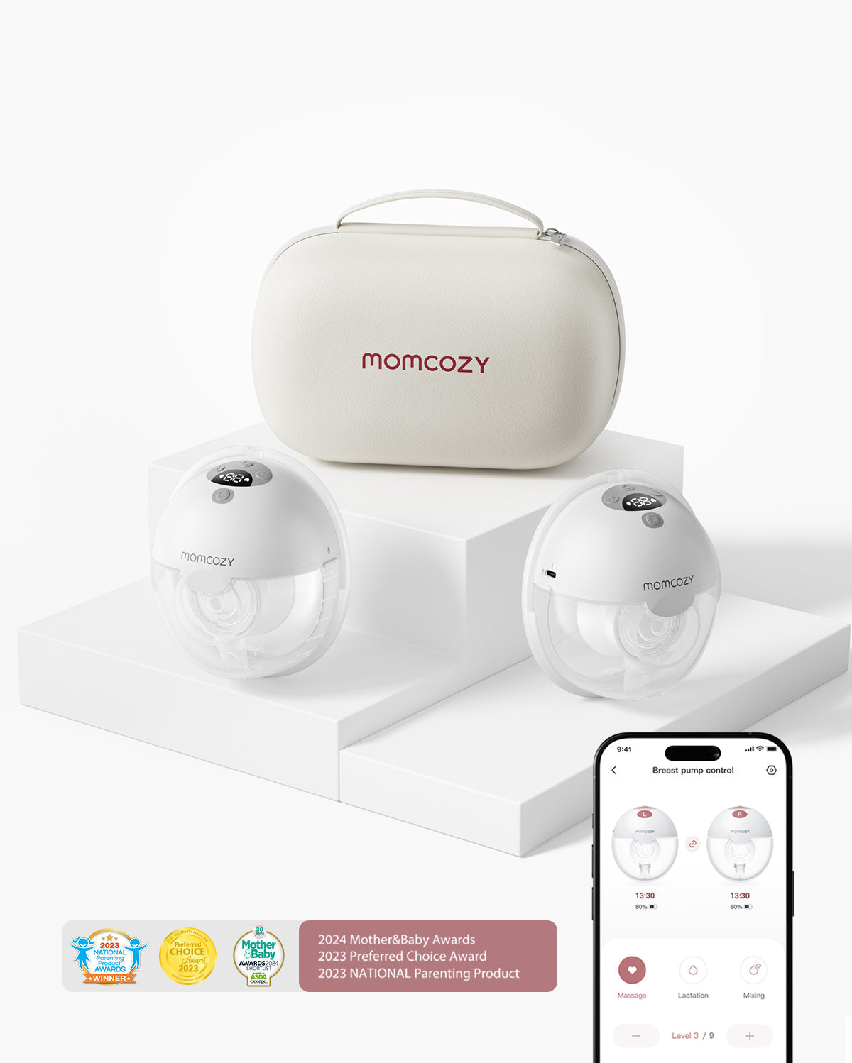 M5 Smart Wearable Breast Pump – Upgraded with App Control