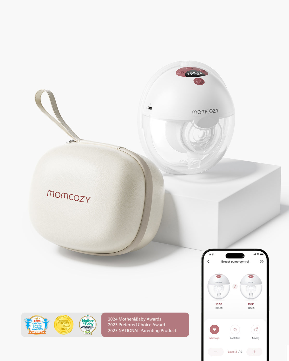 M5 Smart Wearable Breast Pump – Upgraded with App Control