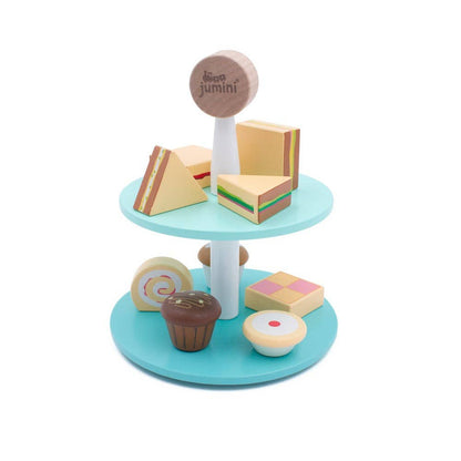 Little Diners Cake Stand – Wooden Pretend Play Tea Set
