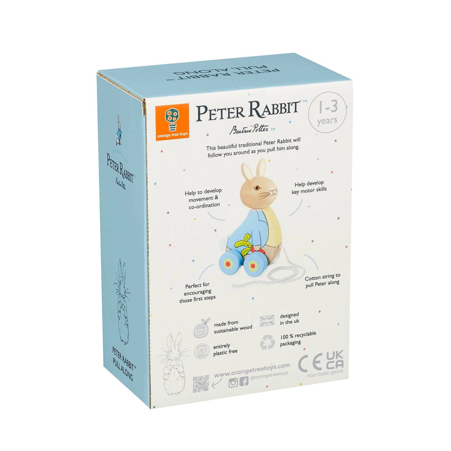 Peter Rabbit Wooden Pull Along Toy