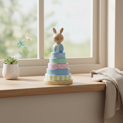 Peter Rabbit™ Wooden Stacking Ring