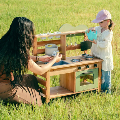 Wooden Outdoor Mud Kitchen