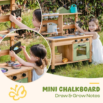 Wooden Outdoor Mud Kitchen