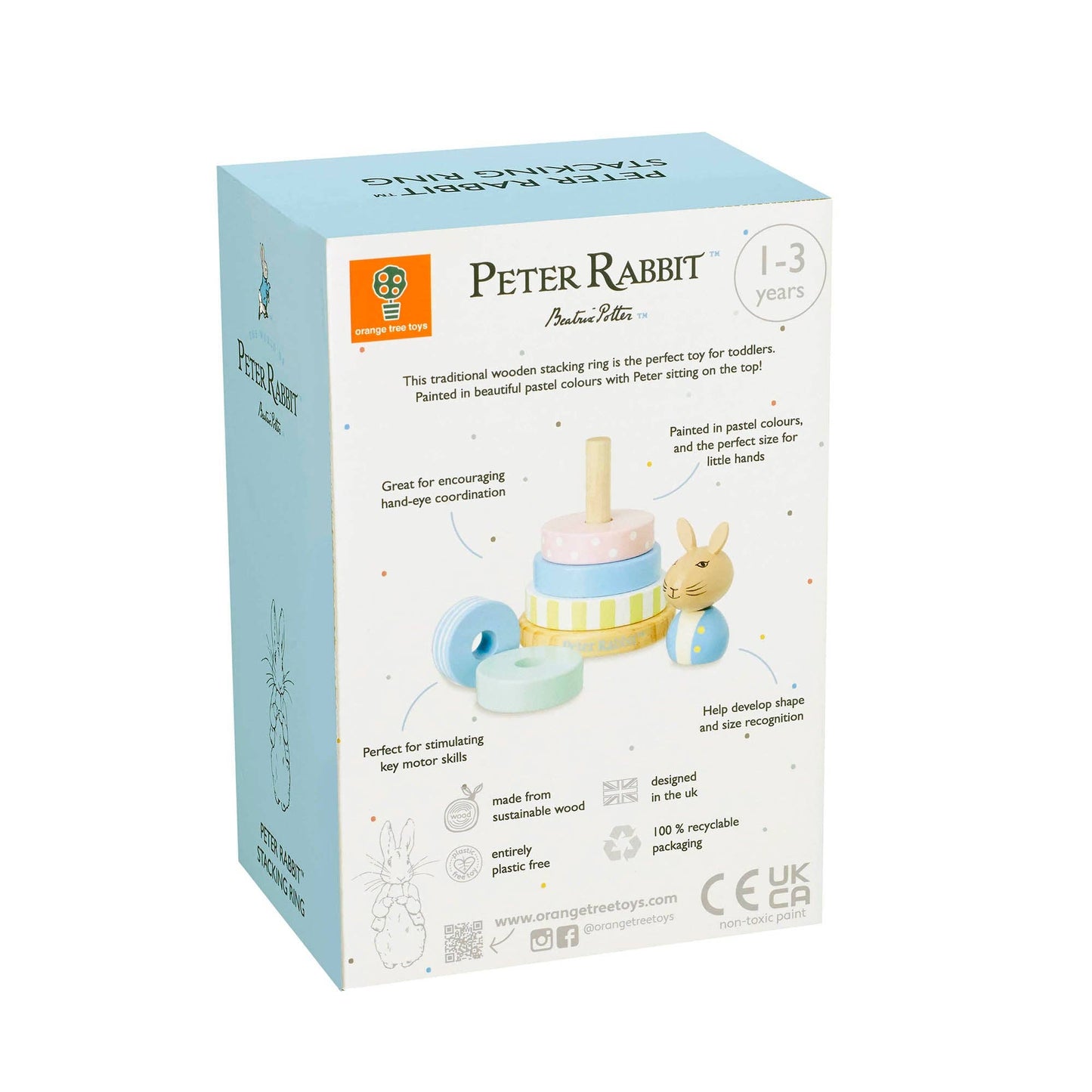 Peter Rabbit™ Wooden Stacking Ring
